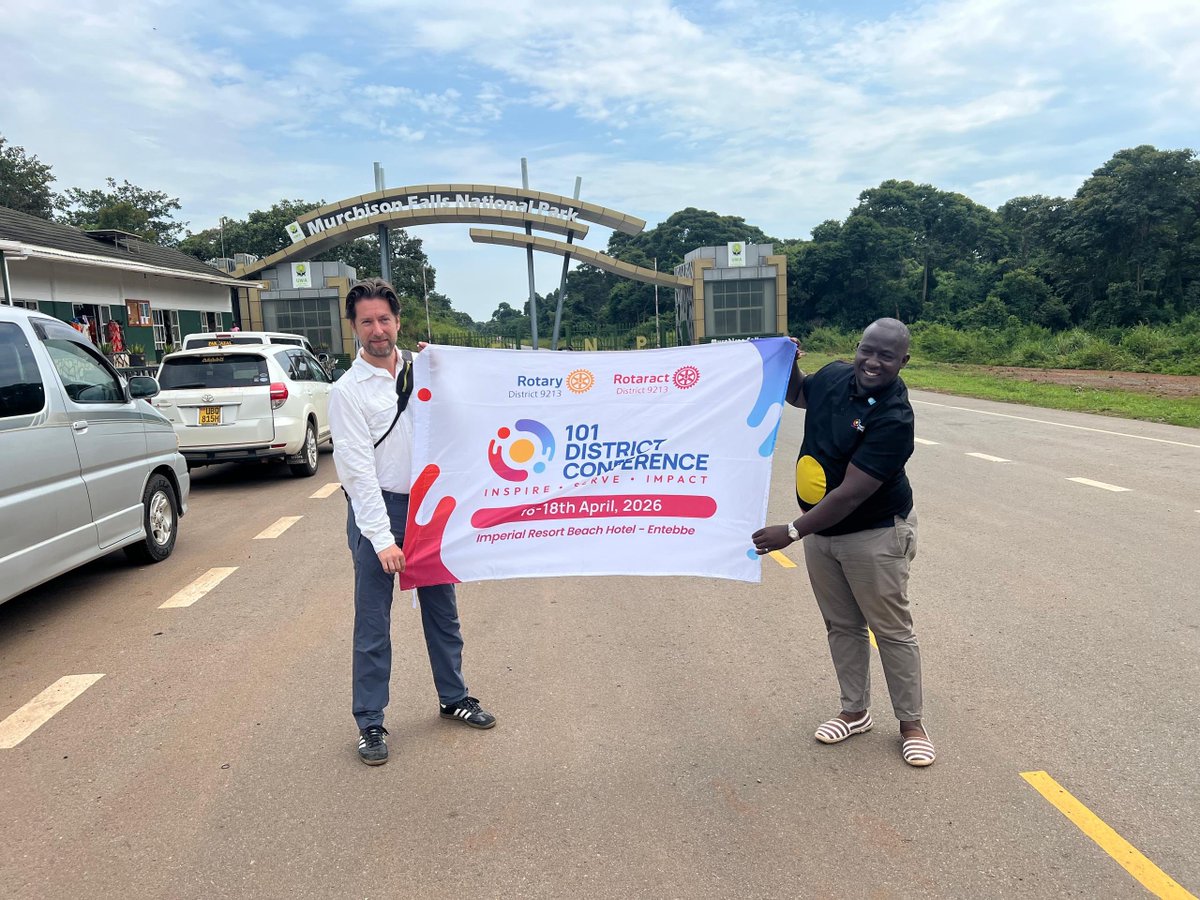 101DISCON's tweet photo. Earlier today, we explored the breathtaking Murchison Falls National Park!

That aside, have you registered for #DISCON101? We're 59 days from the early bird deadline. 
Secure your spot via 👉🏻 https://t.co/zBxKLNOKT3

📍Imperial Resort Beach Hotel
 🗓 16th - 18th April 2026

#RotaryEyamba
#Unite4GoodD9213