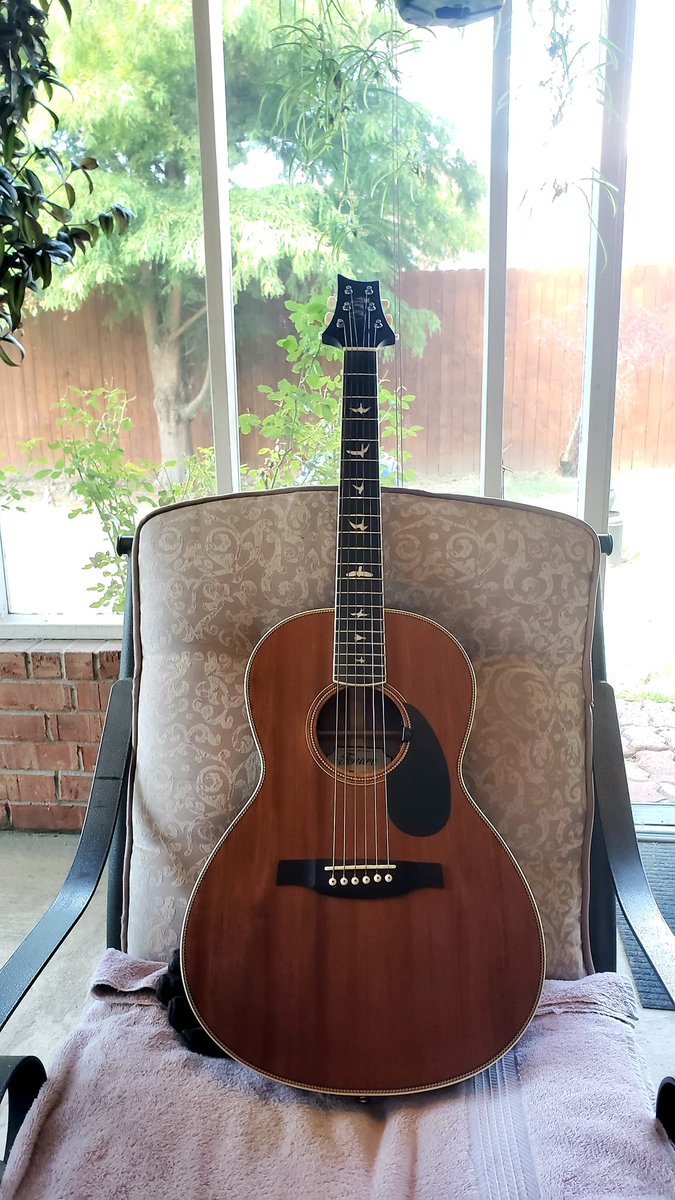 I'm just gonna play a 
LITTLE 
#Guitar on the #Patio today