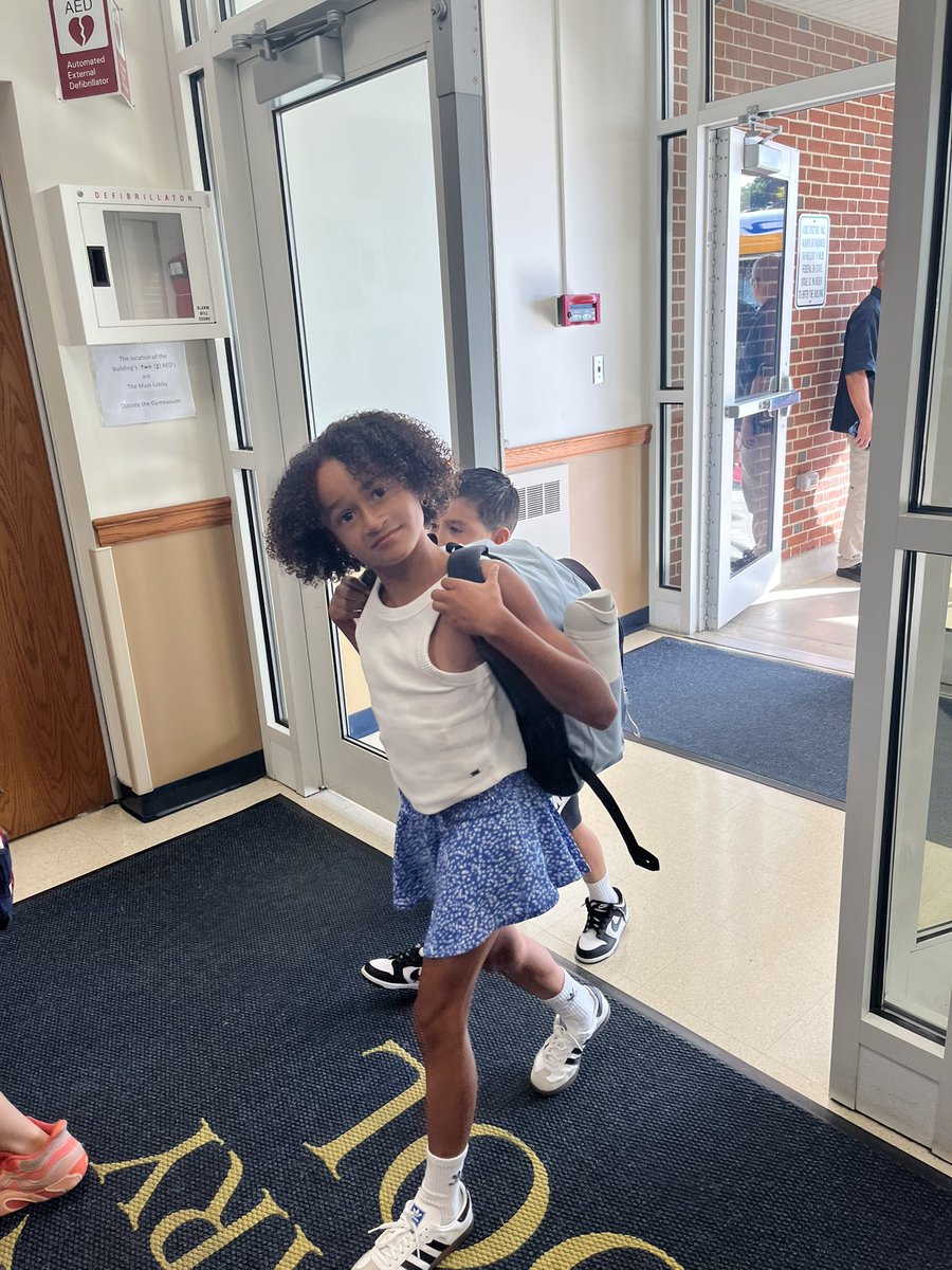 We are having a great 1st day of the school year at South Bay!!