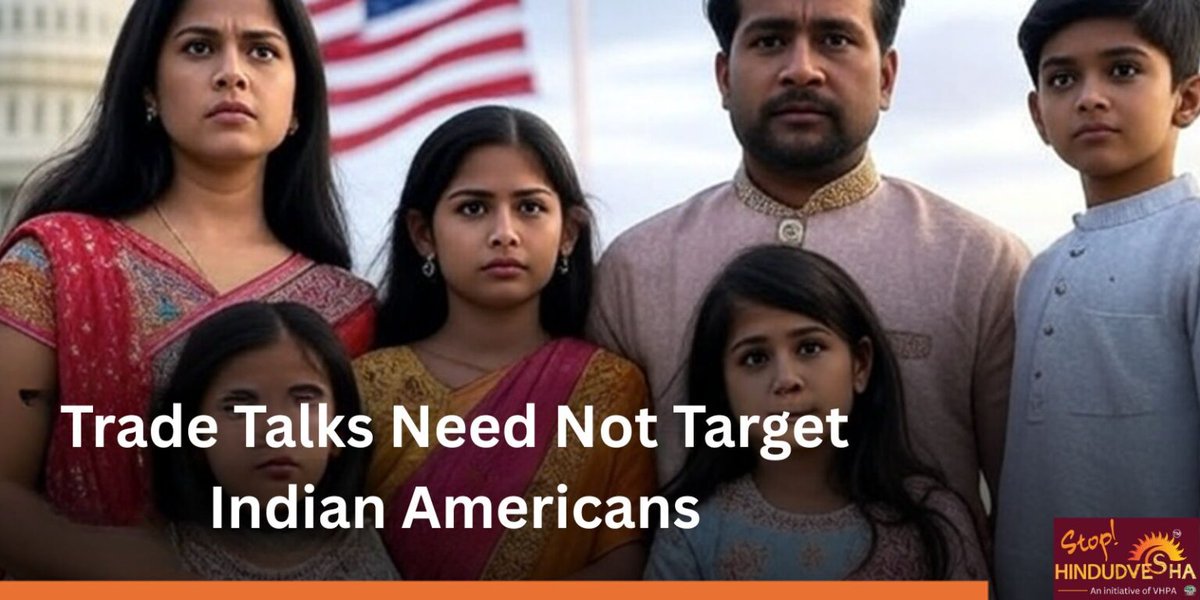 Peter Navarro just dragged Hinduism into his trade rants—calling Brahmins “profiteers” &amp; mocking Modi’s faith as if yoga funds Putin. This isn’t “tough talk,” it’s recycled colonial slander. 
stophindudvesha.org/peter-navarros…
And while hate crimes on temples &amp; Hindu-owned stores spike, his
