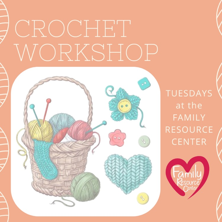 HUSDFamilyRC's tweet photo. Family Resource Center
16527 Lemon St Hesperia CA

Crochet Workshop
Tuesdays 9:30 am - 12 pm

Taller de Tejido
Martes 9:30 am - 12 pm https://t.co/FO9GI2oa3O