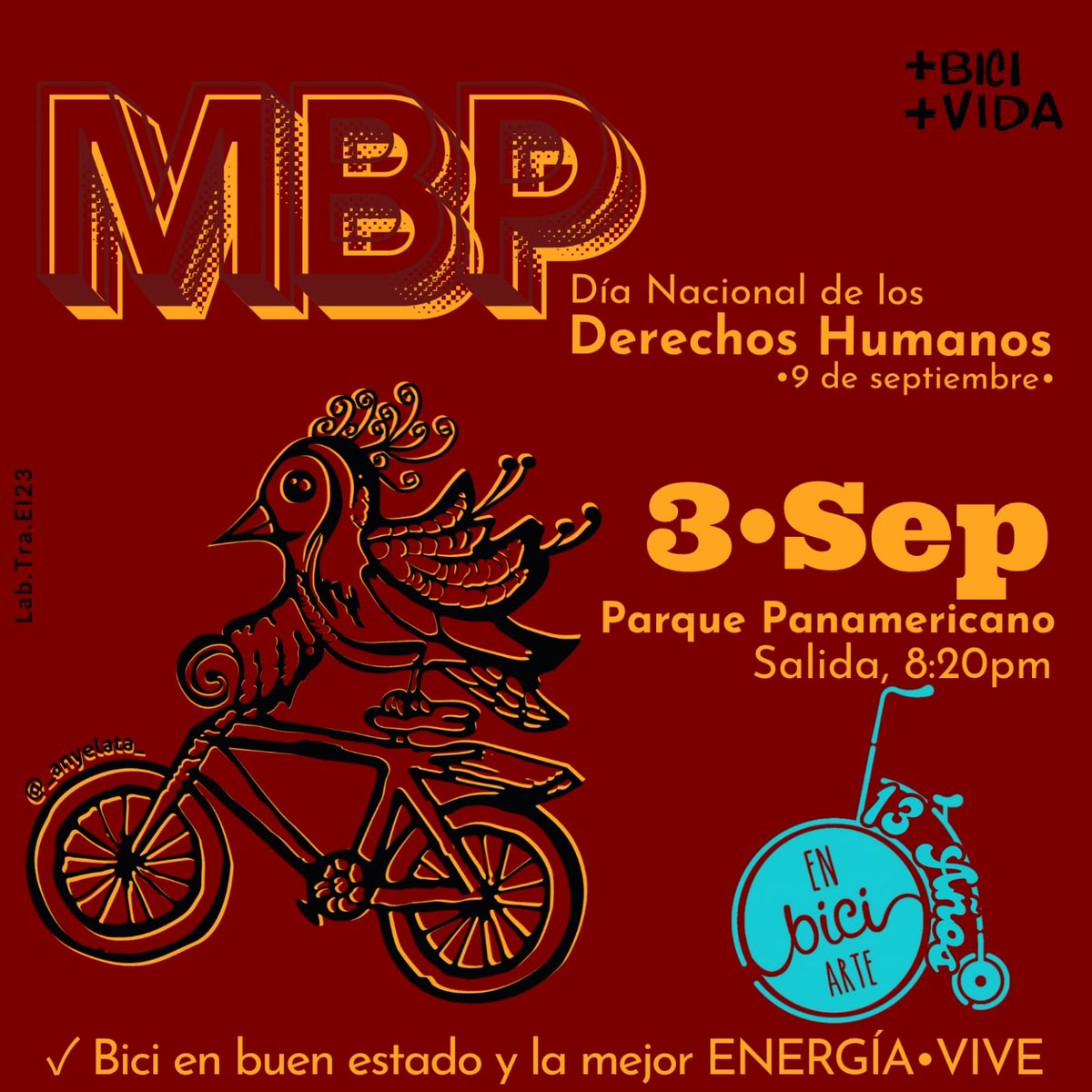 RingPlayero's tweet image. ¡¡HOY!!
Al igual que Todos Los Miércoles Sin Falta.
Nos vemos en el parque panamericano para salir en familia.
#másbicimásvida
#esmejorenbicicleta
#sacalaBICIcompa
#calico