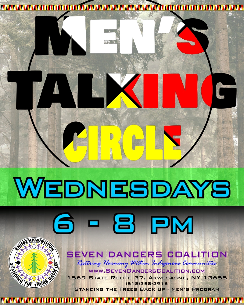 7DancersCo's tweet image. Men, see you tonight!   (Akwesasne) #MenSupportMen #Brotherhood #MenGetTogether #Akwesasne #sevendancerscoalition @7DancersCo