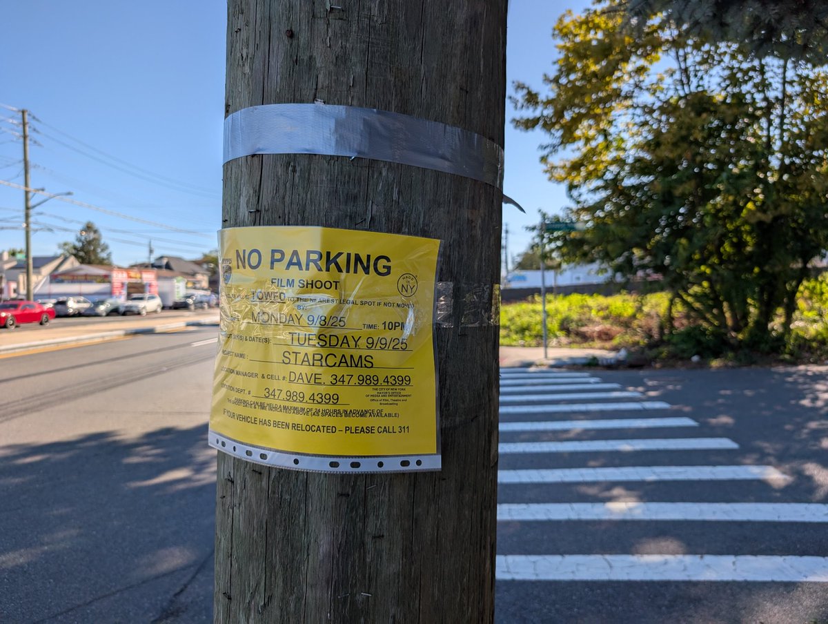 Filming #Starcams
Staten Island, NY
Hylan Blvd and Williams Ave
9/9/2025
<a href="/olv/">olv</a> <a href="/WhatsFilming/">What's Filming</a>