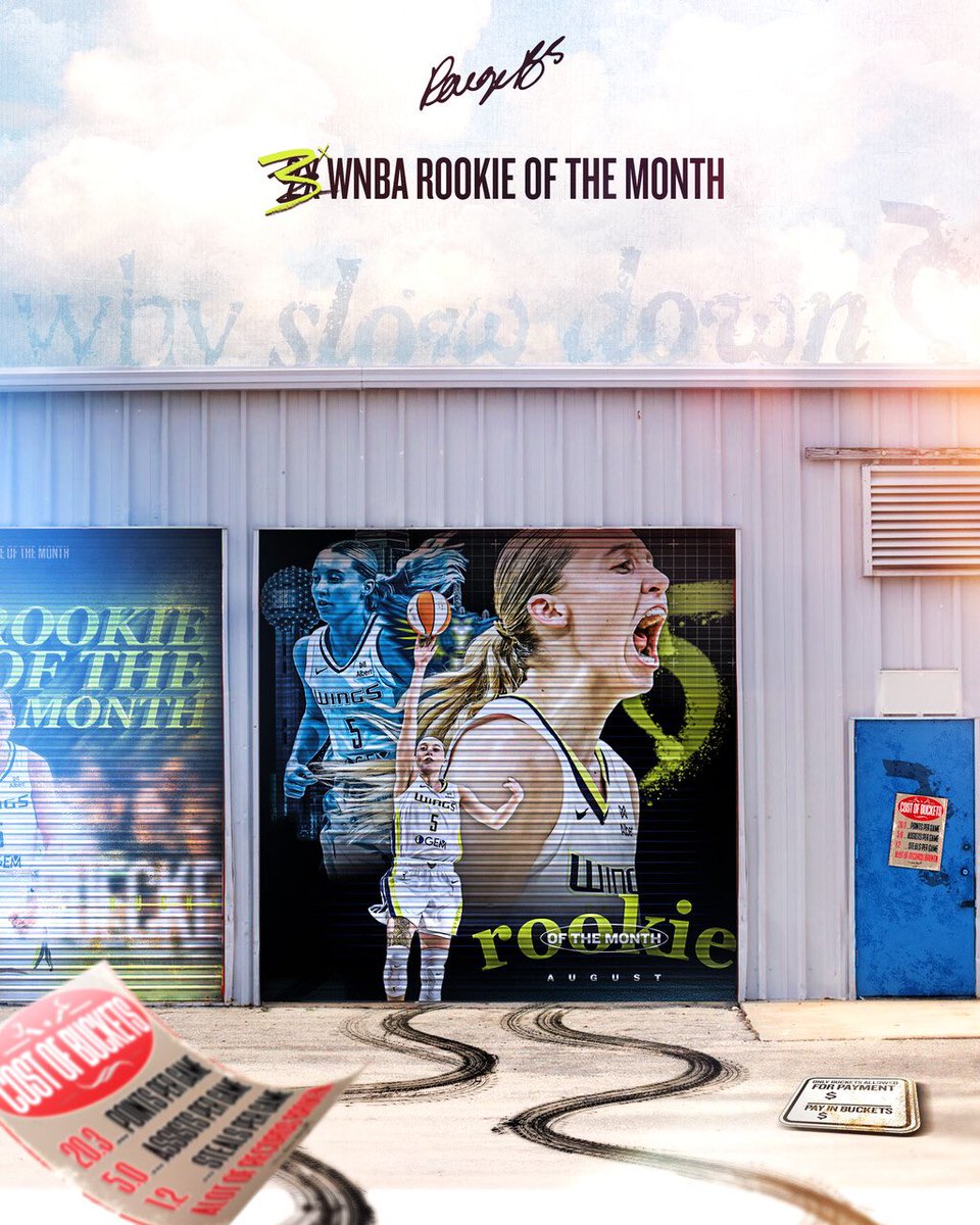 Not once, not twice. Your three-time Rookie of the Month for August: Paige M. Bueckers ✔️ 

𝙬𝙝𝙮 𝙨𝙡𝙤𝙬 𝙙𝙤𝙬𝙣?