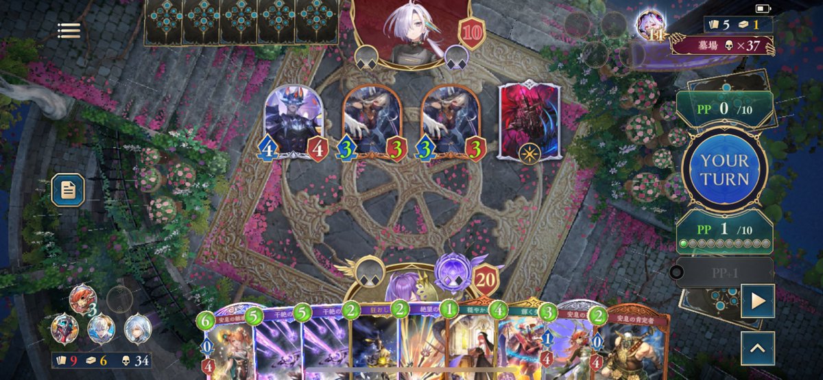 Rese_Vocaloid's tweet photo. 残りデッキ1枚まで耐えました

ビショップなのに殺し方を選んでる死神の気分になれます

 #シャドバWB 
 #シャドバ勢と繋がりたい 
 #シャドバ https://t.co/JTpa5qvkwV