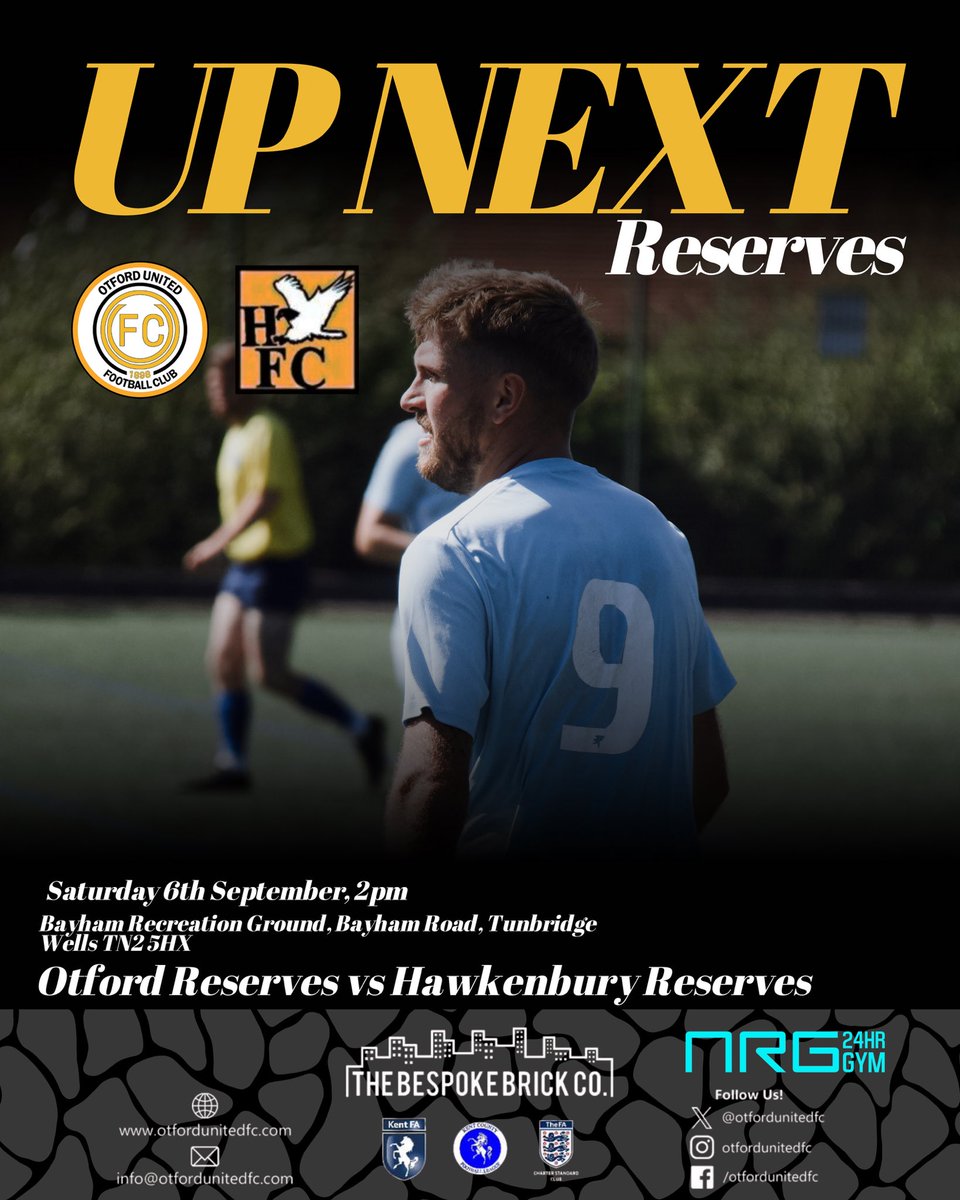 up next ‼️

Both our men’s teams are back in action this weekend with league fixtures. 

Our first team take on Farnborough Old Boys at home after a short break whilst our reserves travel to take on Hawkenbury Reserves in the first league fixture. 

Come on down to the rec