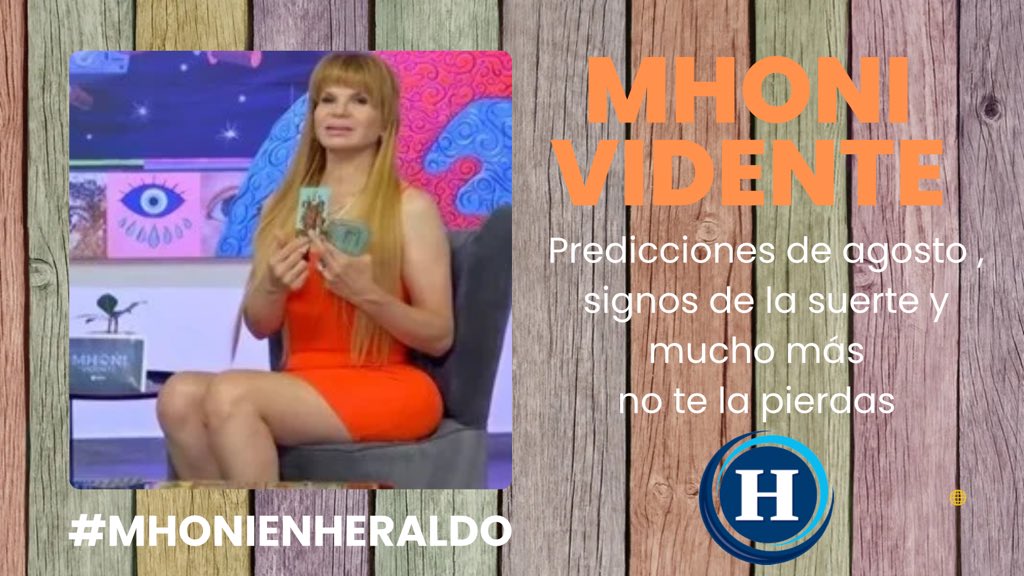 Mony Vargas (@movaydami4) on Twitter photo No te pierdas hoy miércoles a <a href="/mhonividente/">Mhoni Vidente</a> en vivo desde el <a href="/heraldodemexico/">El Heraldo de México</a>   <a href="/brenn_mz/">Brenda MZamudio</a> #MhonienHeraldo #MhonienHeraldo #MhonienHeraldo No te pierdas hoy miércoles a <a href="/mhonividente/">Mhoni Vidente</a> en vivo desde el <a href="/heraldodemexico/">El Heraldo de México</a>   <a href="/brenn_mz/">Brenda MZamudio</a> #MhonienHeraldo #MhonienHeraldo #MhonienHeraldo