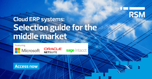 MrERP's tweet photo. Choosing the right cloud ERP is critical. You need real-time visibility, AI-powered efficiency and Industry-aligned solutions. Get RSM’s free guide to compare top platforms like Oracle NetSuite, Microsoft Dynamics 365 &amp; Sage Intacct. https://t.co/ngDb9oBSGg https://t.co/cGh8cPVA3c