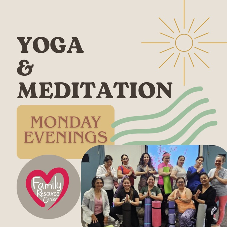 HUSDFamilyRC's tweet photo. Family Resource Center 
16527 Lemon St Hesperia CA

Yoga &amp; Meditation
Mondays 5:30 pm - 6:30 pm

Yoga &amp; Meditacion
Lunes 5:30 pm - 6:30 pm https://t.co/LIwc7EGFPv