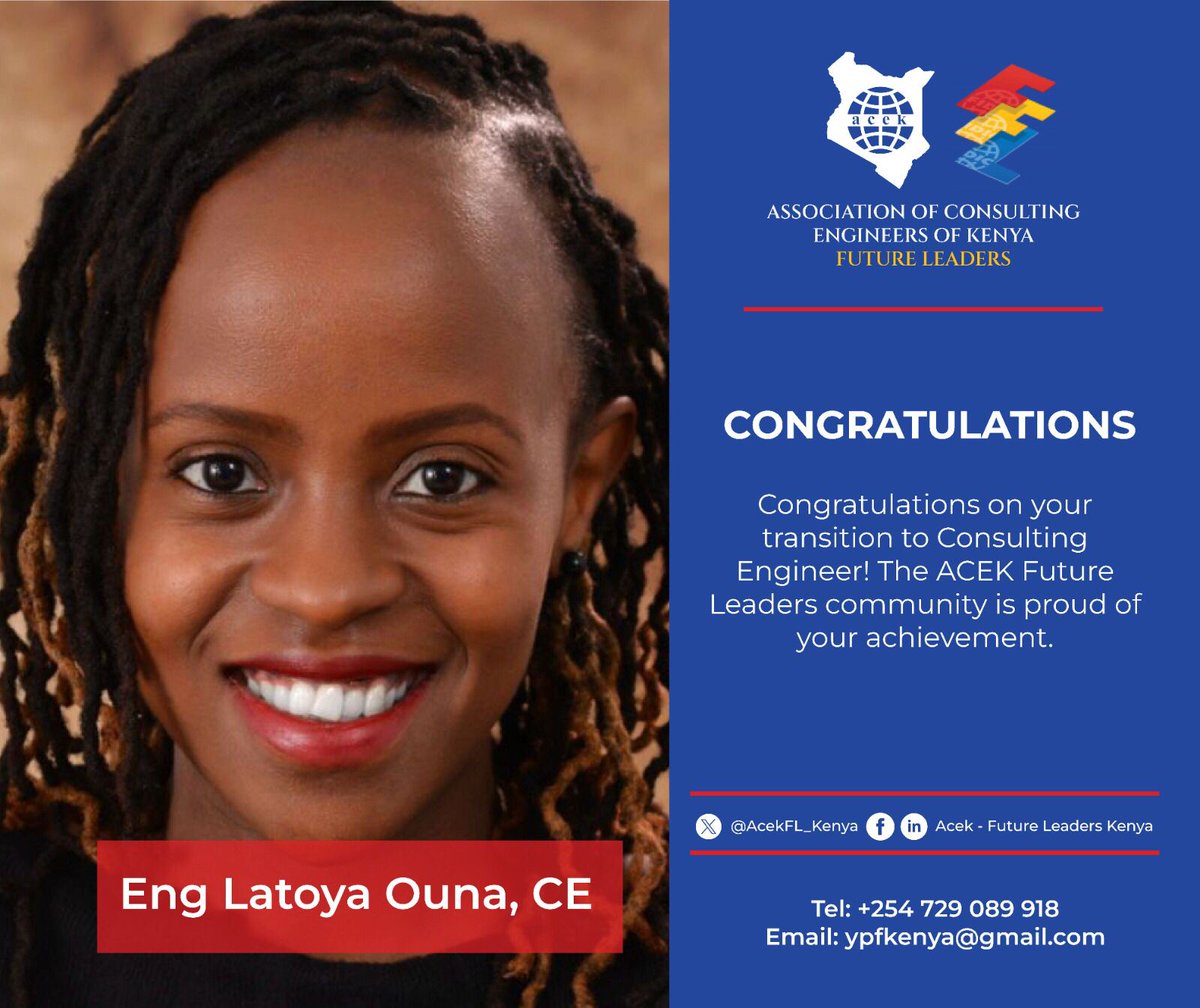 Congratulations Nyar Ler! 

<a href="/AcekFL_Kenya/">ACEK- Future Leaders</a> 
<a href="/KenyaFraternity/">KENYA ENGINEERING FRATERNITY</a>