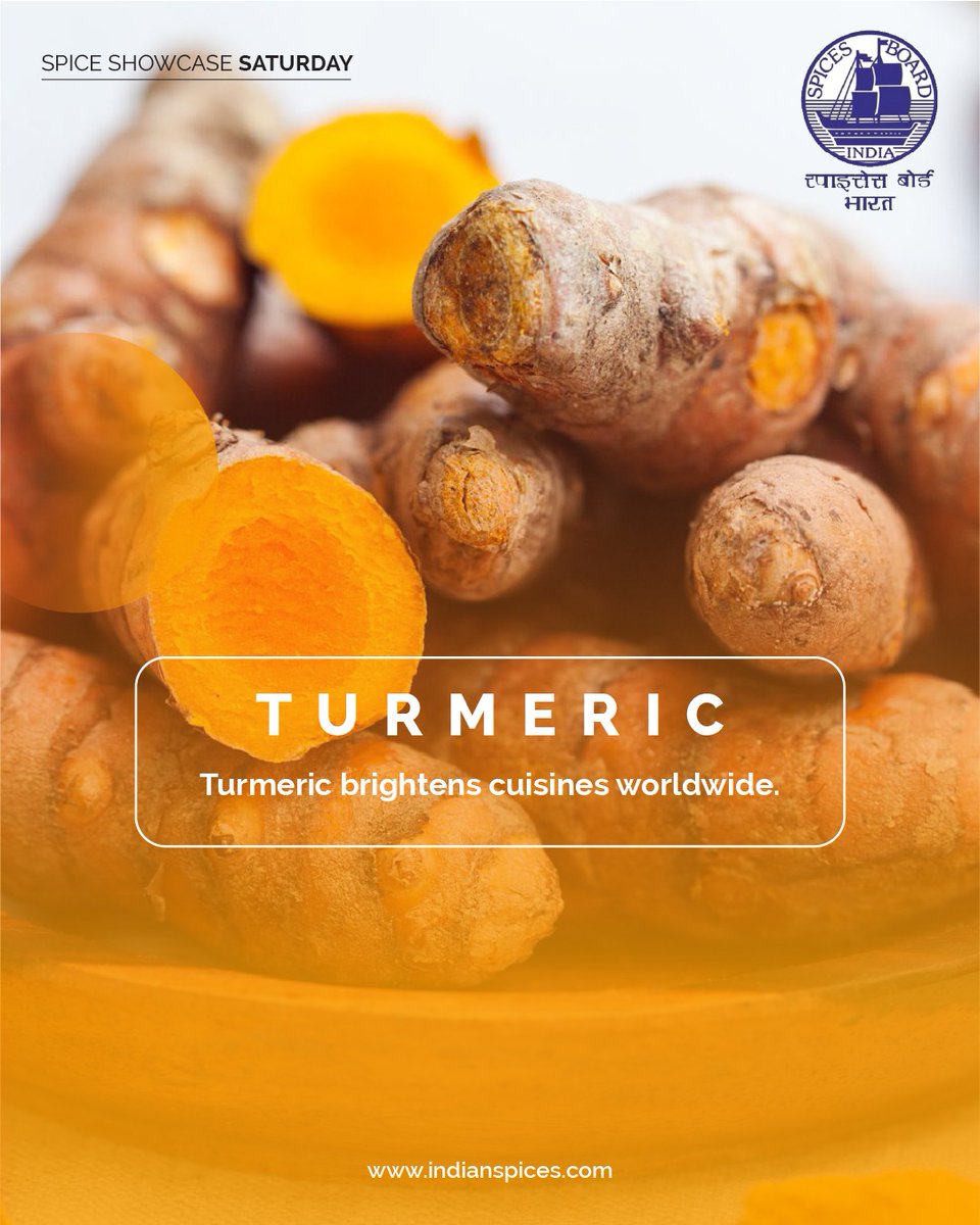 Spices_Board's tweet image. From Indian curries and Thai dishes to Middle Eastern rice and Moroccan tagines, this golden spice adds warmth, color, and depth to global flavors
@DoC_GoI
#SpiceShowcaseSaturday #TurmericFlavor #GlobalCuisines #SpiceWorld #FoodCulture