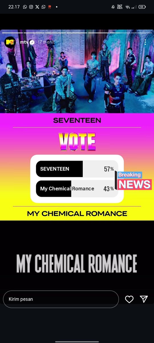 imaacoustic's tweet photo. @17CARATS_INA @pledis_17 Done ✅
#imaVotingLog https://t.co/o65D4yEmC6