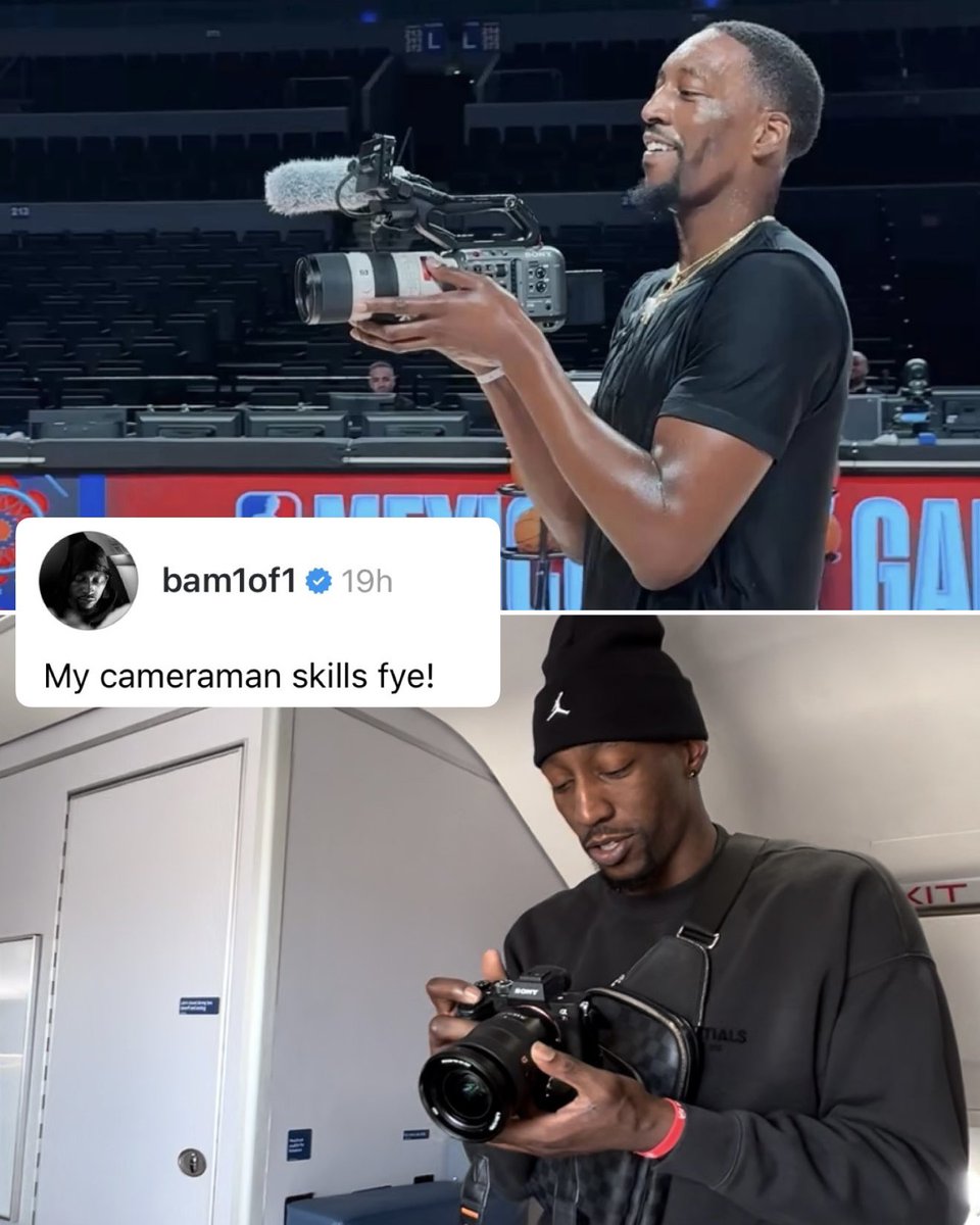 Bam is not new to the content game 😏 #IYKYK