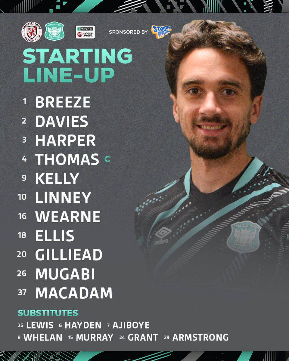 officialcufc's tweet image. Gilliead straight in from the start. 🙌

Team news sponsored by @StanwixPark.