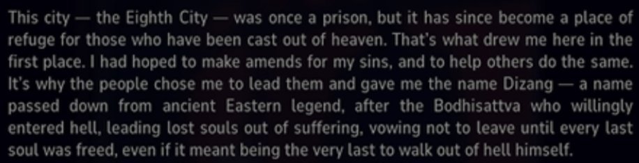 pgd543's tweet photo. @7Spideycomics this is what the lore says, if we assume this is from matts perspective which it likely is, dizang is a name given to him by k'un l'un's people https://t.co/ZuMzN91318