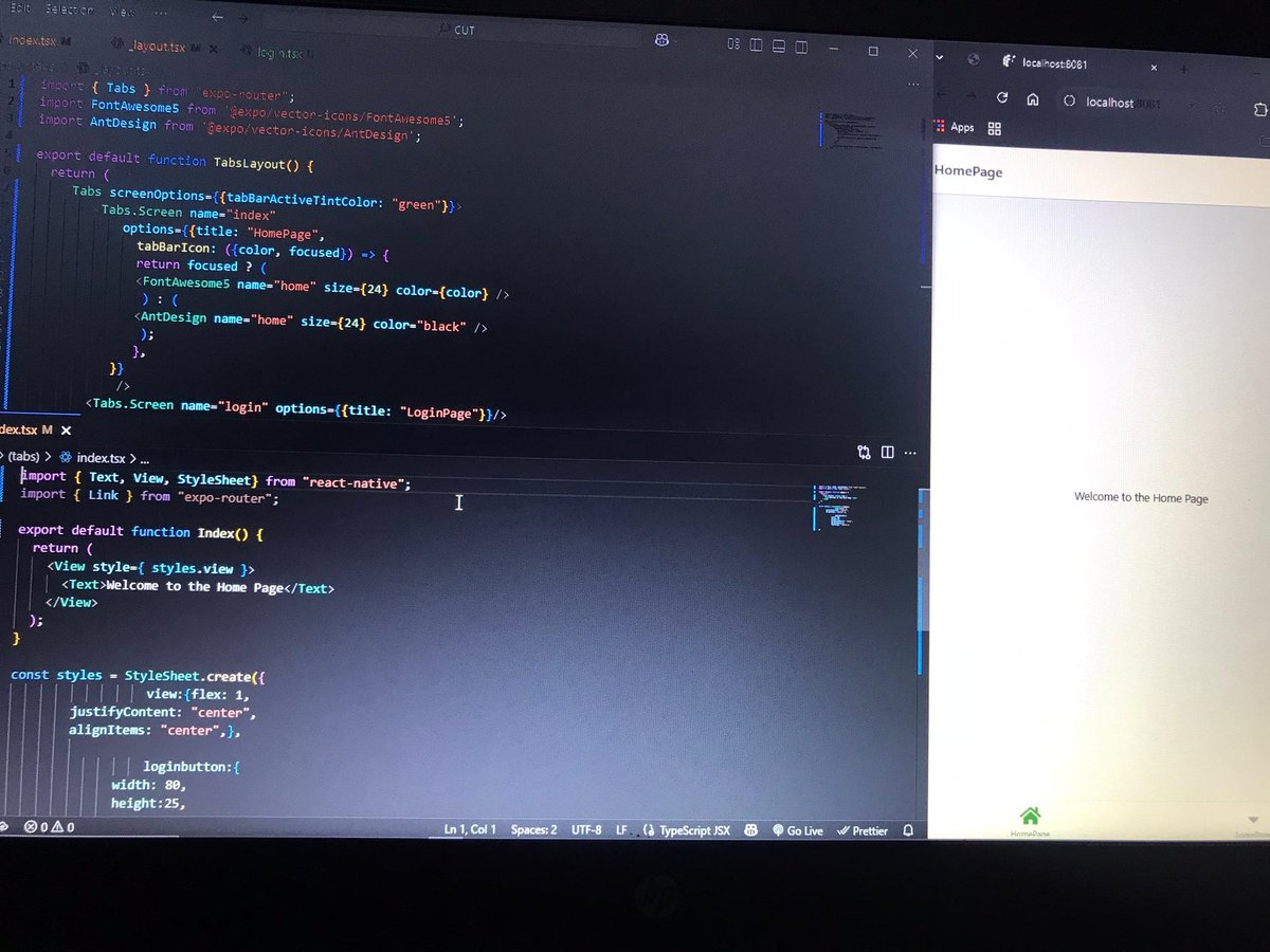 Programmermoha's tweet image. Life’s buggy, but my vibe compiles in React Native. ⚡