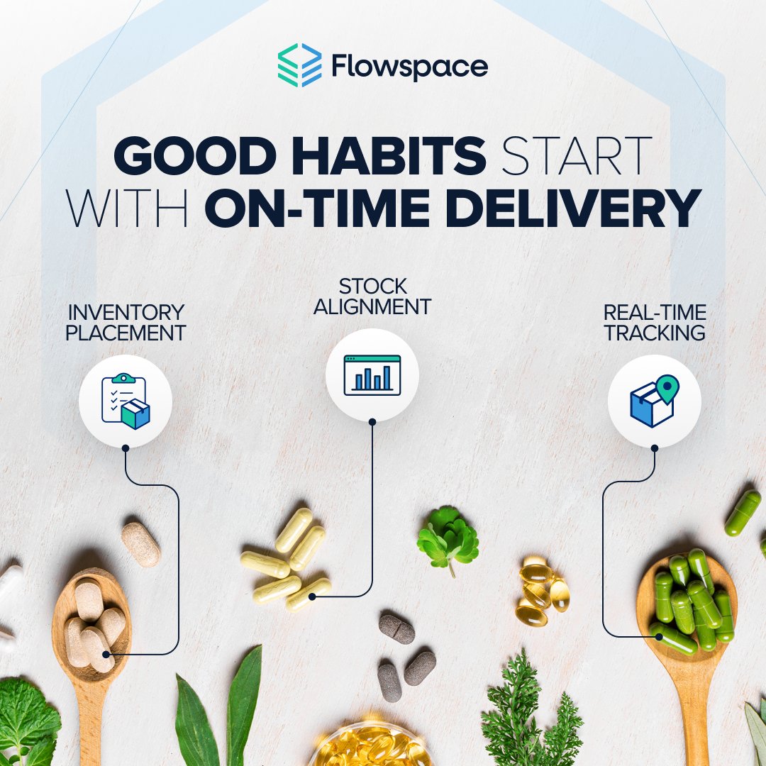 get_flowspace's tweet image. When wellness products are part of someone’s daily routine, every delivery counts.
The brands that scale smoothly:
✅ Place inventory close to their customers
✅ Use real-time tracking for visibility
✅ Align stock with demand to avoid gaps
Here's how: hubs.la/Q03GBgNZ0