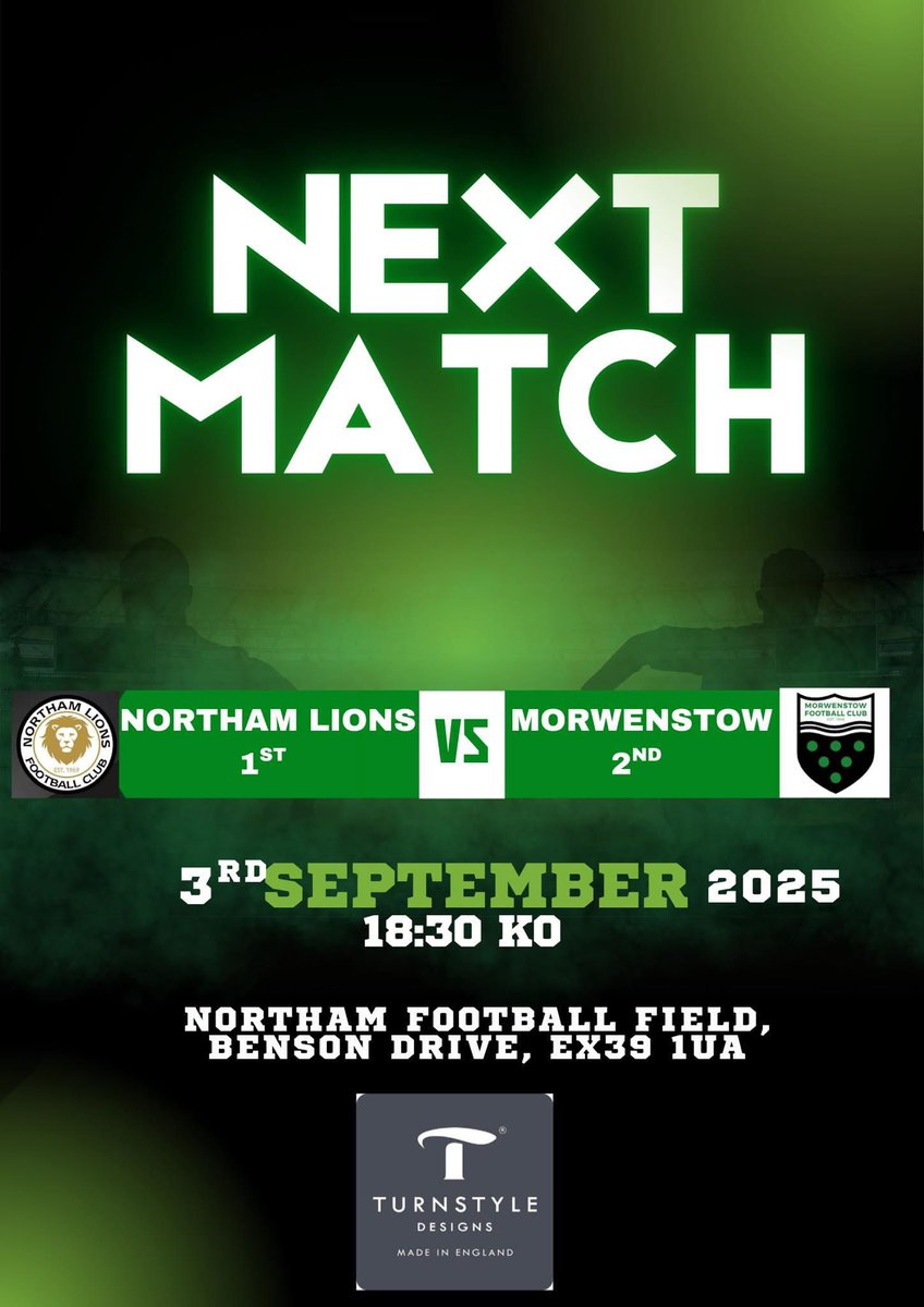🍀 Good Luck, Seconds! ⚽

Best of luck to our 2nd team away at Northam Lions tonight — 18:30 kick-off.

Come on, Greens! 💚💪