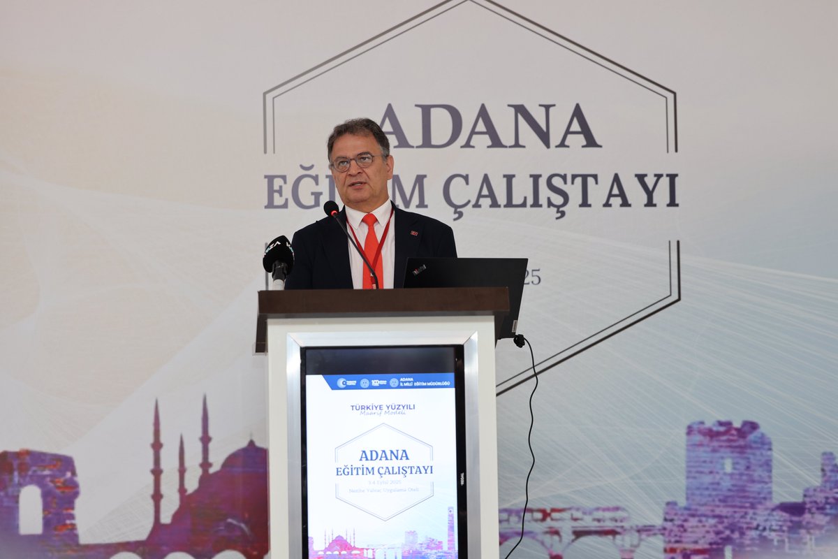 AdanaMem's tweet photo. Adana Eğitim Çalıştayı 3-4 Eylül’de gerçekleştiriliyor. Açılış programına MEB Özel Eğitim ve Rehberlik Hizmetleri Genel Müdürü Sn. Mustafa Otrar, Vali Yrd. Sn. İbrahim Küçük, il protokolü ve il geneli eğitim paydaşları katıldı.@tcmeb @MebOrgm @tufekciyusuf https://t.co/5kiyZcgH5r
