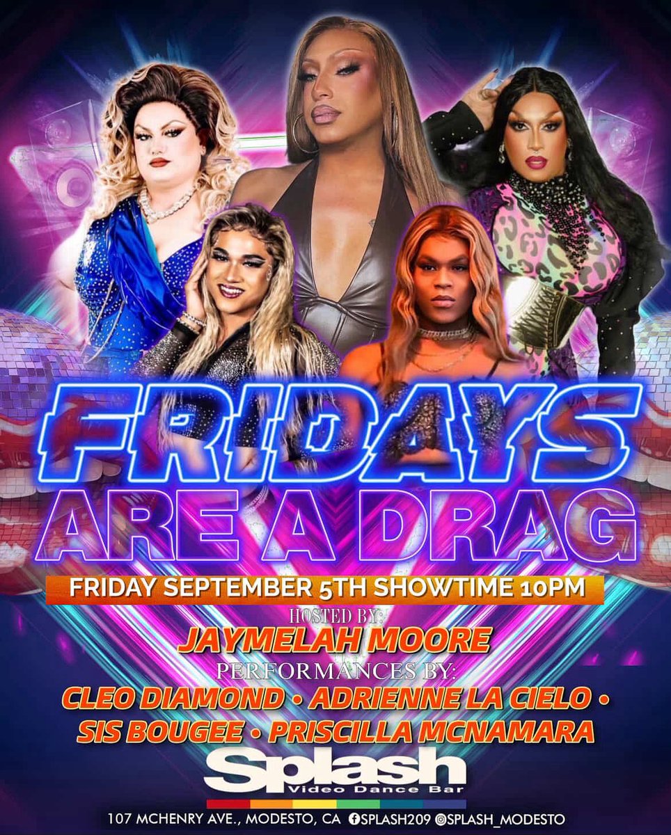 This weekend. Thursday I’m in Sacramento badlands after so many years! So excited to be back! Then round 2 at splash Modesto Friday night!!