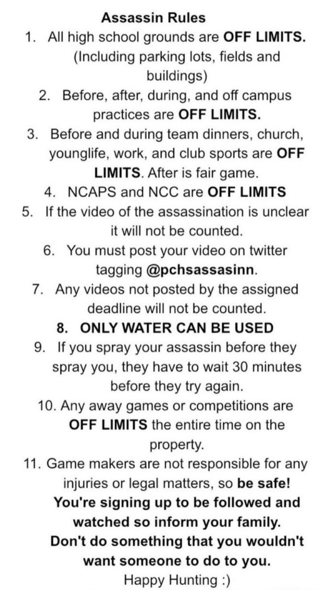 UPDATE: We will start taking money 9/3 until 9/9. $5 dollars to play and ONLY JUNIORS &amp; SENIORS. We plan to start 9/12 if numbers are good. Karrington Friddell and Quinn lightle are running and can collect money. Listed below are the rules for this year.