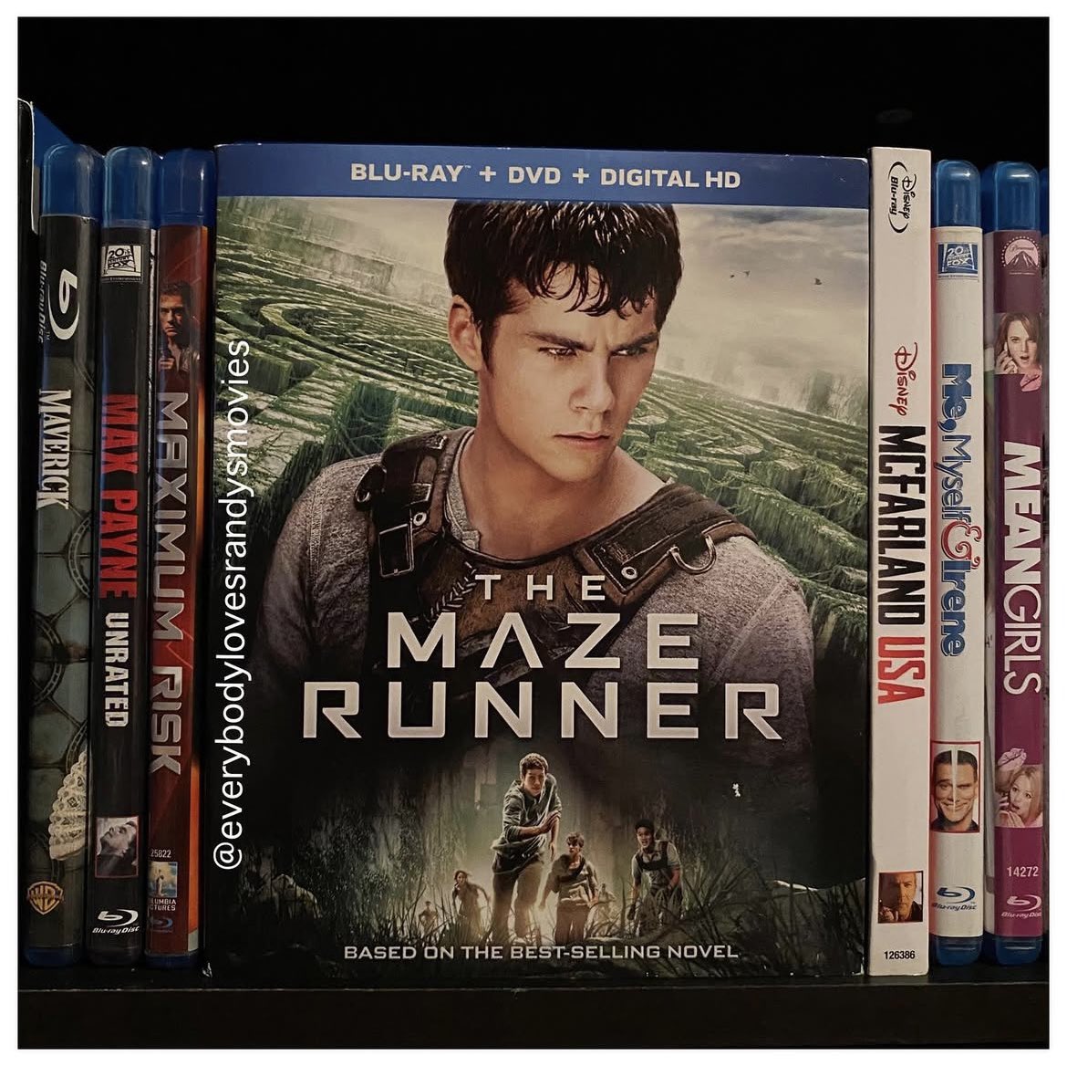 RandysMovies's tweet photo. Movie: #TheMazeRunner (2014)
Starring: #DylanOBrien #KayaScodelario #AmlAmeen #ThomasBrodieSangster #KiHongLee #WillPoulter #PatriciaClarkson #BlakeCooper #DexterDarden #JacobLatimore
Directed By: #WesBall
#BluRay
#MovieNerd
#MovieCollector
#BluRayCollection
#MovieCollection
#MovieBuff
#JamesDashner
#PhysicalMedia
#FilmTwitter