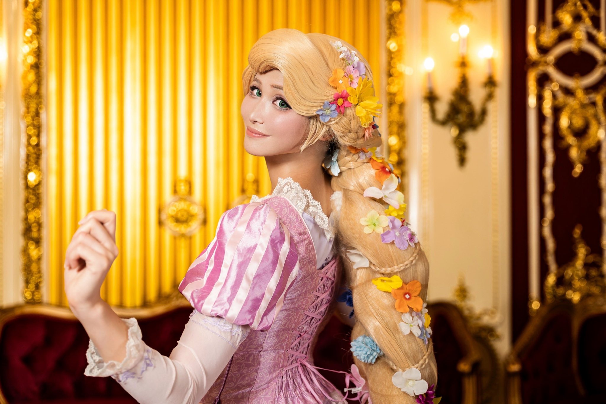 Rapunzel♡様 Rapunzel (two flowers in hair, 2021)