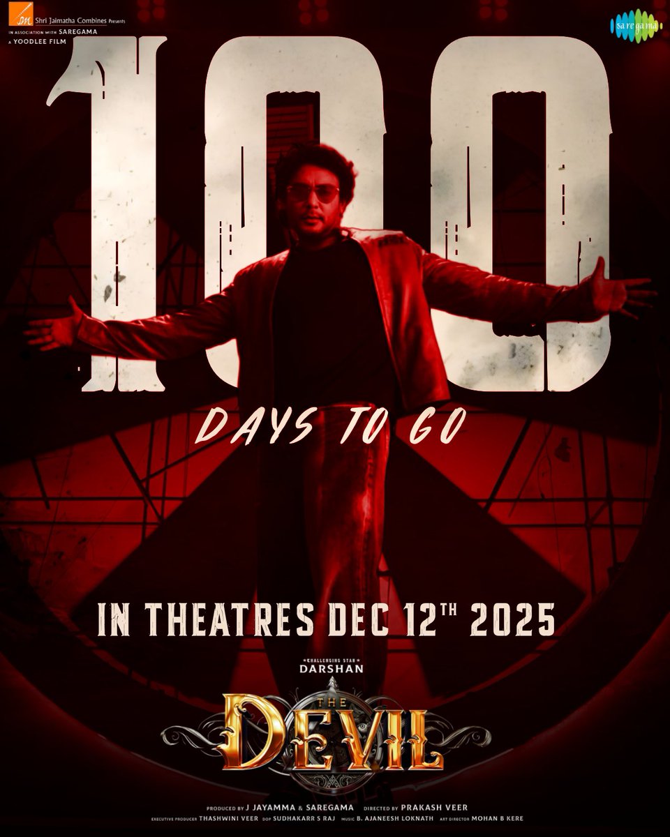 sparkcustomprnt's tweet image. THE DEVIL REIGN IN 100 DAYS
#TheDevil #DBoss @dasadarshan
