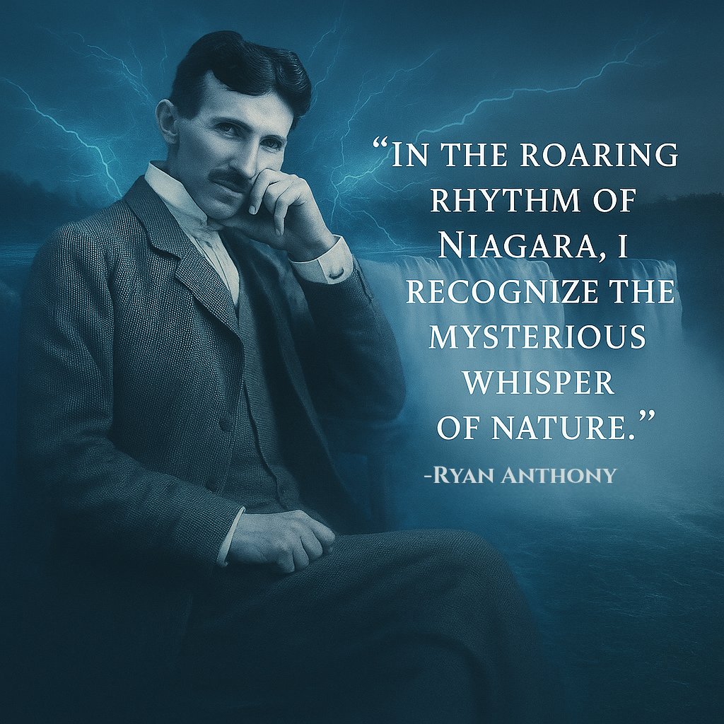 ⚡Niagara Falls has been calling me. The synchronicities around this have been undeniable (40 showing up everywhere, the pull to go), and now I realize it’s more than coincidence: Tesla himself was 40 when Niagara was first powered.

This will also be my 40th birthday trip. First