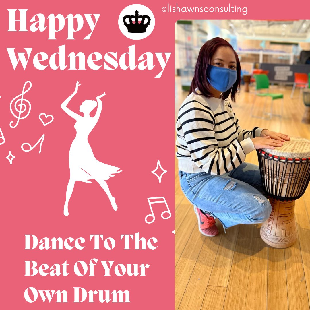 Happy Wednesday! 

This is a gentle reminder to dance to the beat of your own drum!! 💕 

#lishawnsconsulting
#shinebrightlikeadiamond
#dance
#beat
#own
#drum
#wednesdayvibes
#goodvibes
#vibes
#blessed
#life
#support
#lishawn
#consulting
#consult
#positive
#likeforlike
#like4like