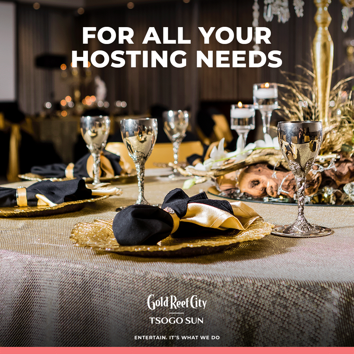 Turn conferences into experiences, not just meetings!
At Gold Reef City, you get everything you need under one roof. From Pure Southern Hospitality accommodation to thrilling entertainment and fully-equipped venues.
✔️ Host up to 600 delegates in state-of-the-art spaces
✔️ Wow