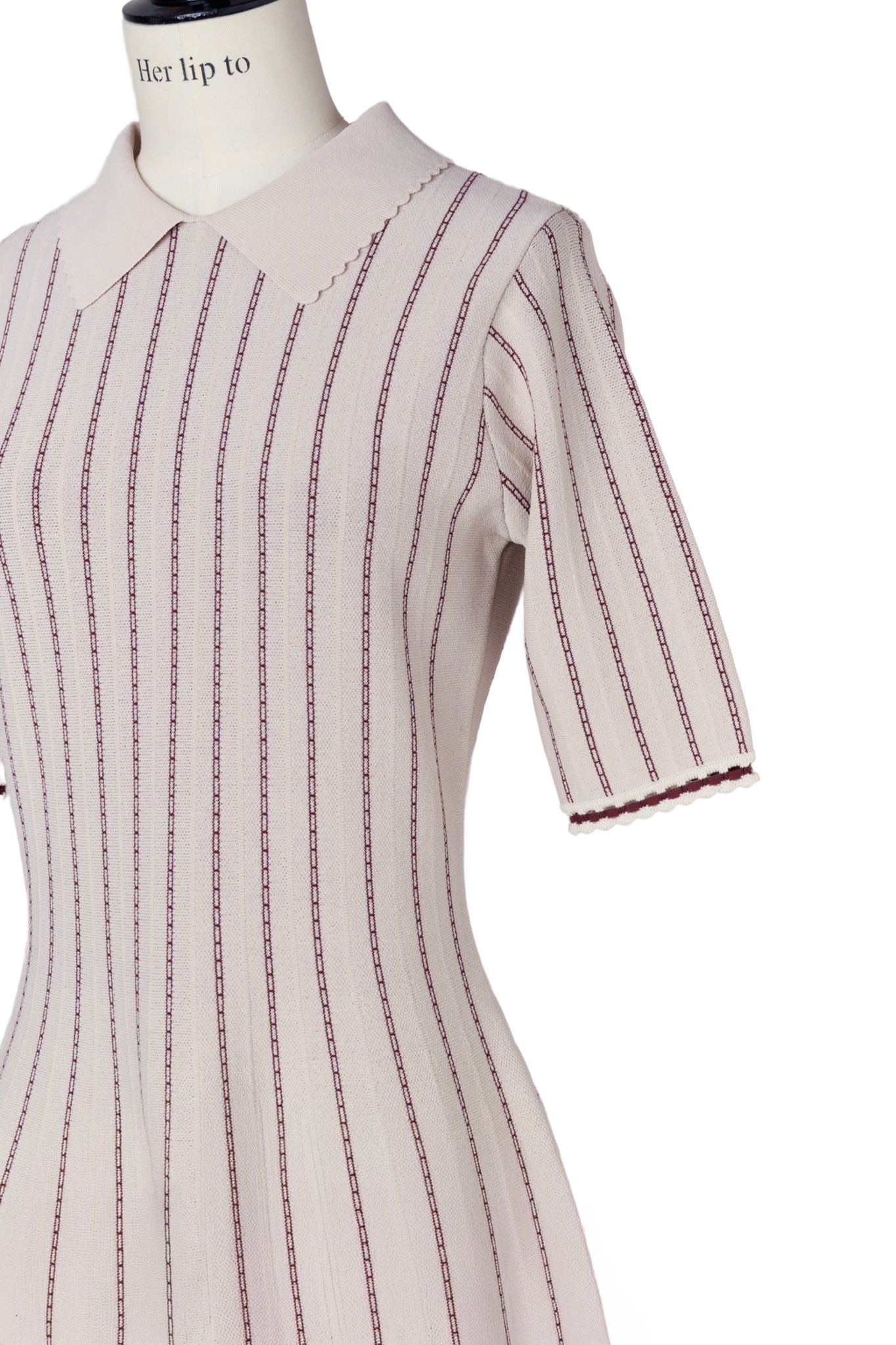 トップス herlipto RandomPleated2WayTop S ecru Random Pleated 2Way Top HER LIP TO同型
