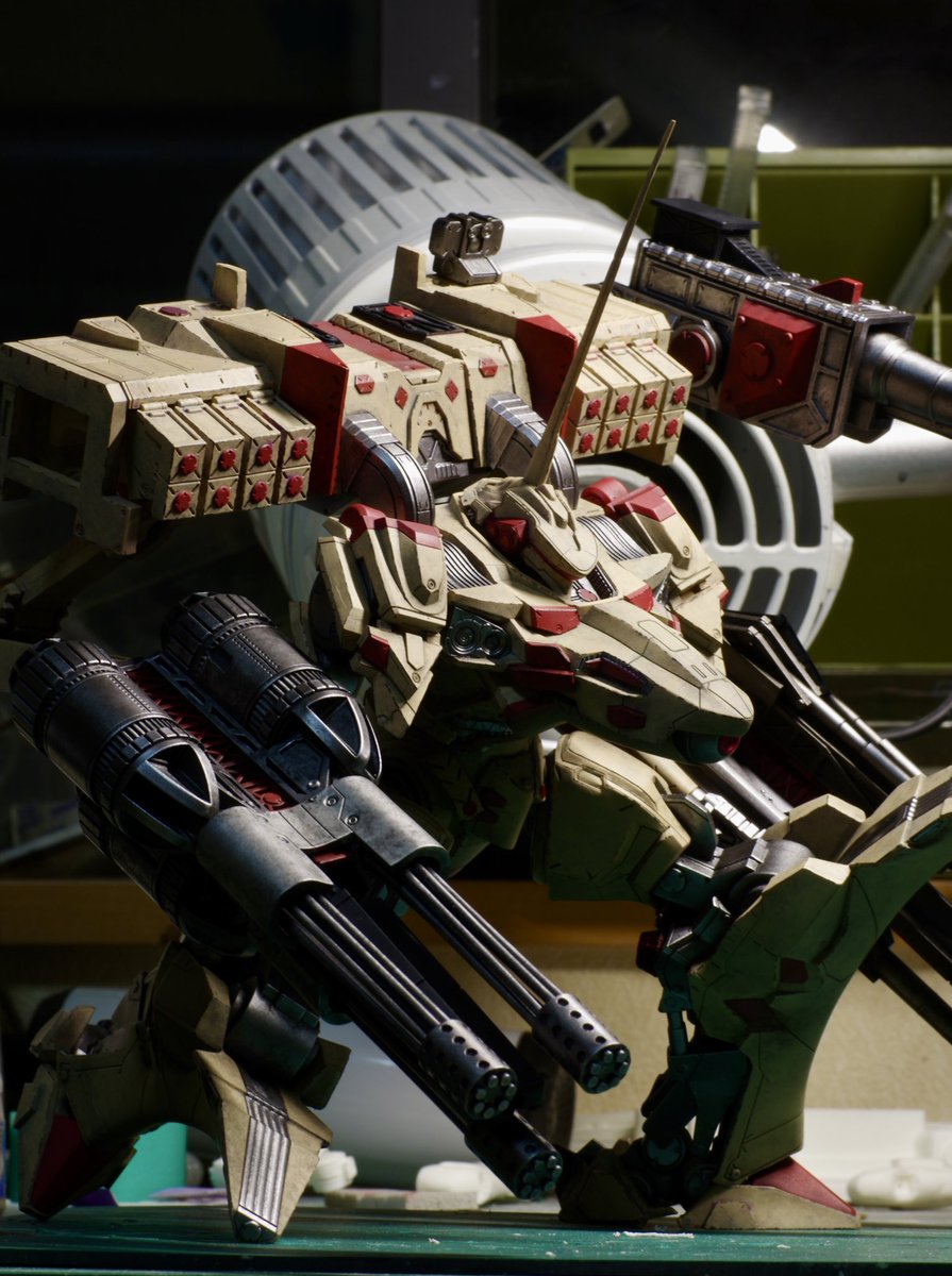 干潟為四さん原型のバルテウス。 組んでみました^ ^ ゴツゴツでカッコ