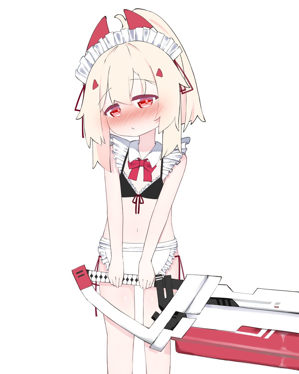 8周年おめでとうございます🎉
メイド水着綾波ちゃんです！！
#アズレン8周年アート
<a href="/azurlane_staff/">アズールレーン公式</a>