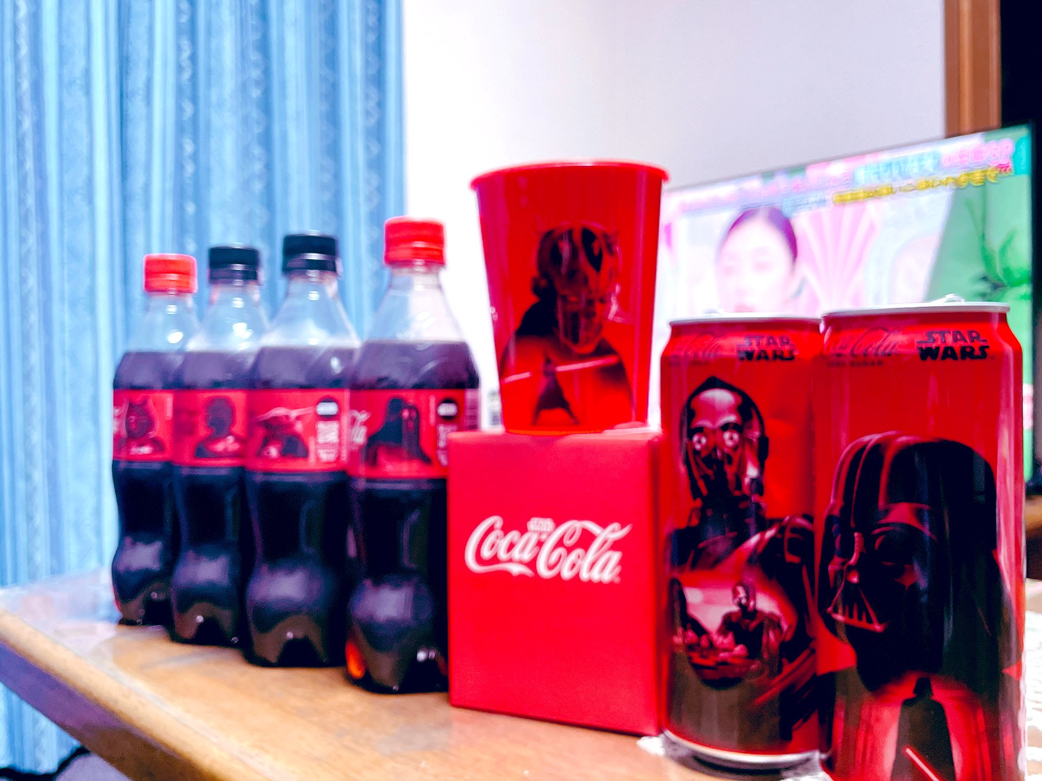 コカコーラ スター・ウォーズ タンブラー 大型ボード コカコーラ スター・ウォーズ タンブラー 大型ボード コカコーラ