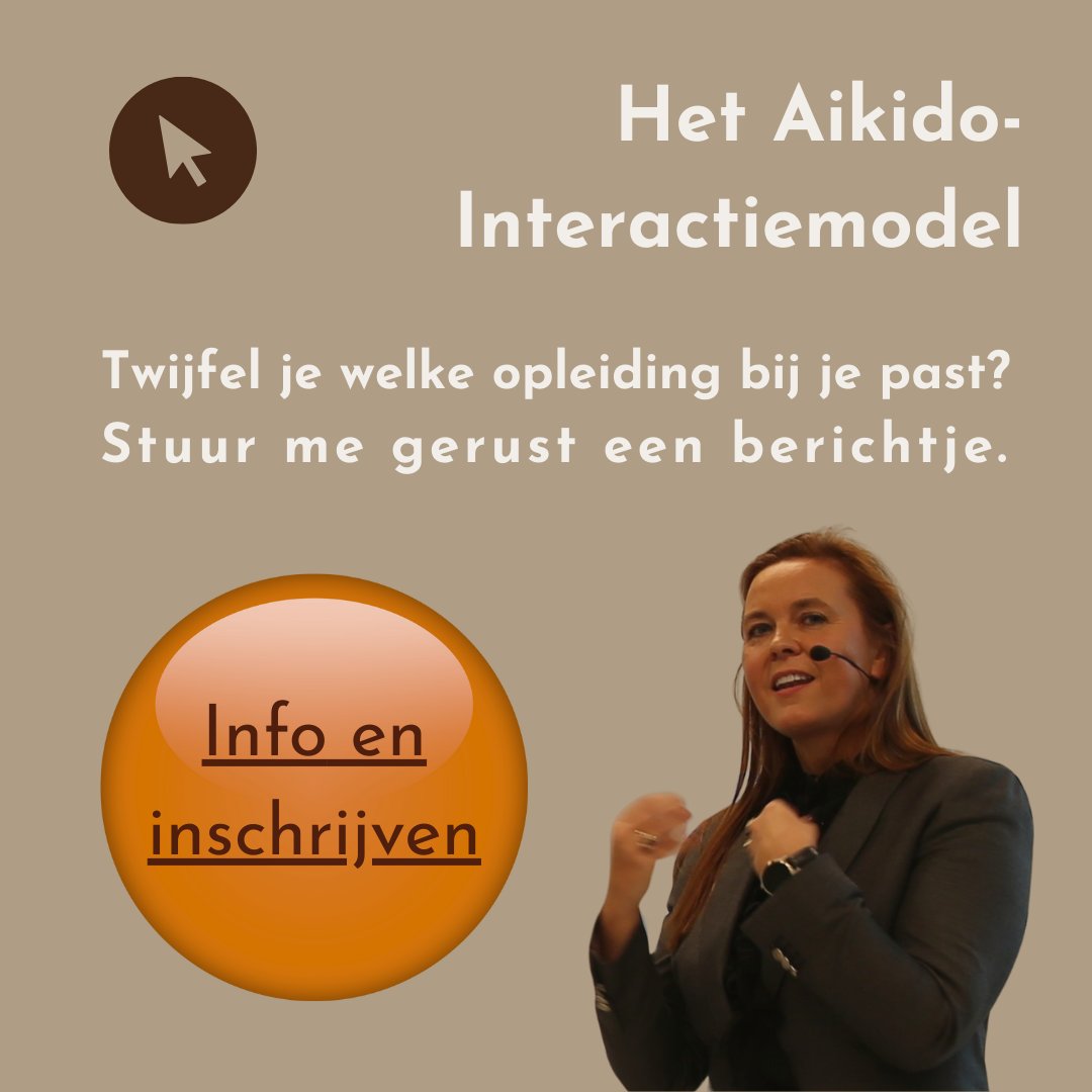 🍒 Leer het Aikido-Interactiemodel

Volg het webinar
12 lunchsessies online – vanaf 22 september 2025
of
de residentiële opleiding
in de Belgische Eifel – in december 2025
Info &amp; inschrijven: communicationdoctor.eu/index.php?rout…
#opleiding #training #bijscholing #softskills #bedrijfsopleiding