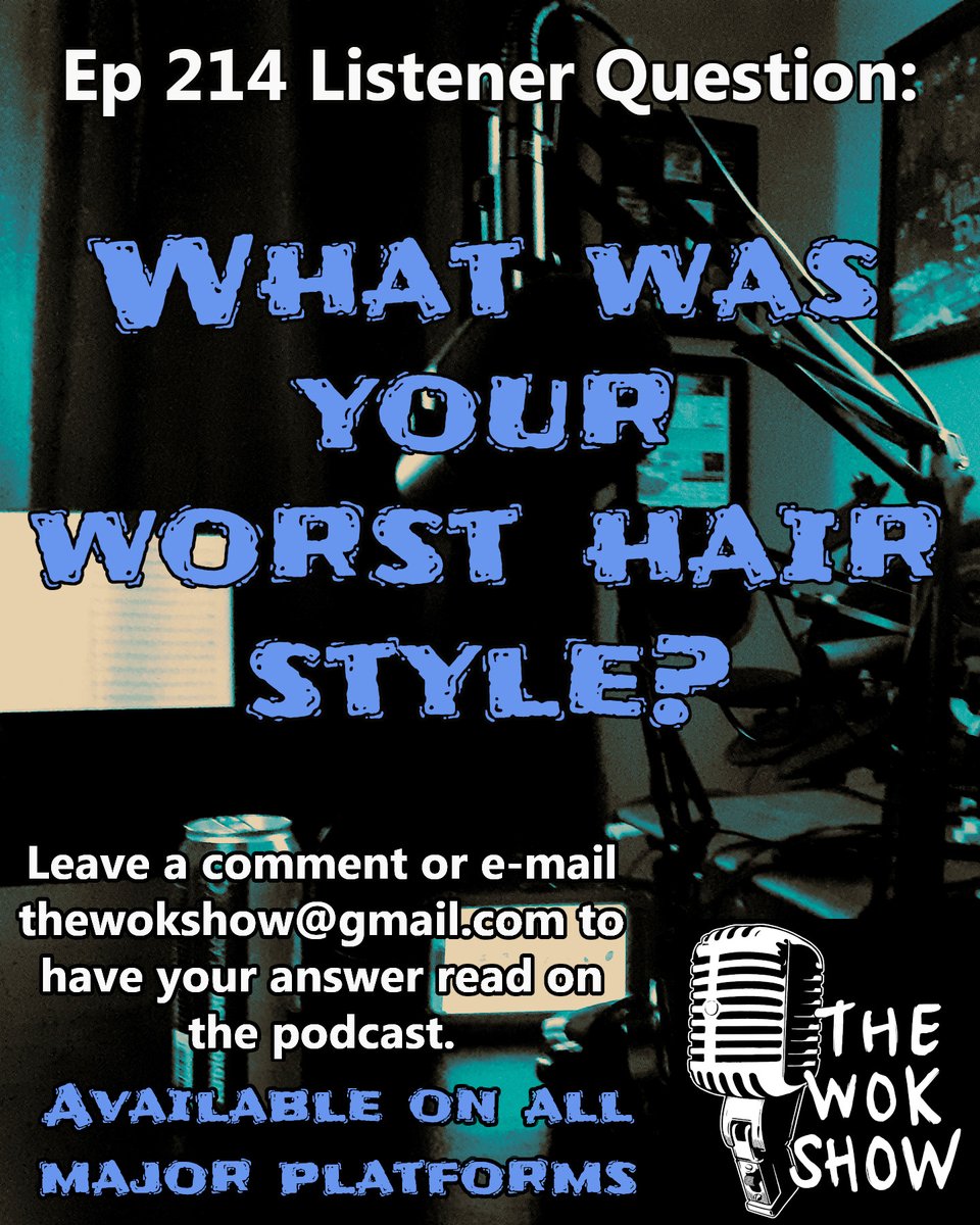 thewokshow's tweet image. Come on... Be honest. Leave your answers in the comment section or email them to thewokshow@gmail.com. I'll read them on Episode 214 of The Wok Show. #listenerquestion #participe #thewokshow