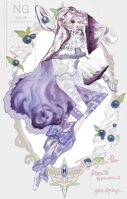 ぱむさんとラフ交換企画を密かに開催してたのですが無事完成しました ぱむさんのスランプ期をなんとか押し上げようと試みた企画でしたが凄い楽しかったですしやりごたえ抜群 ありがとうございました〜!頂いたラフとの差分はツリーにて ラフ:pam3( ) 描き起こし:ujiie