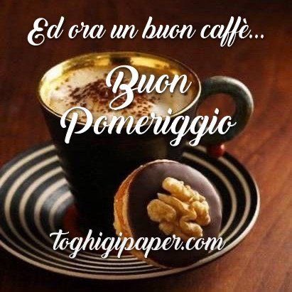 Buon pomeriggio miei cari amici/amiche ❤️😘☕️