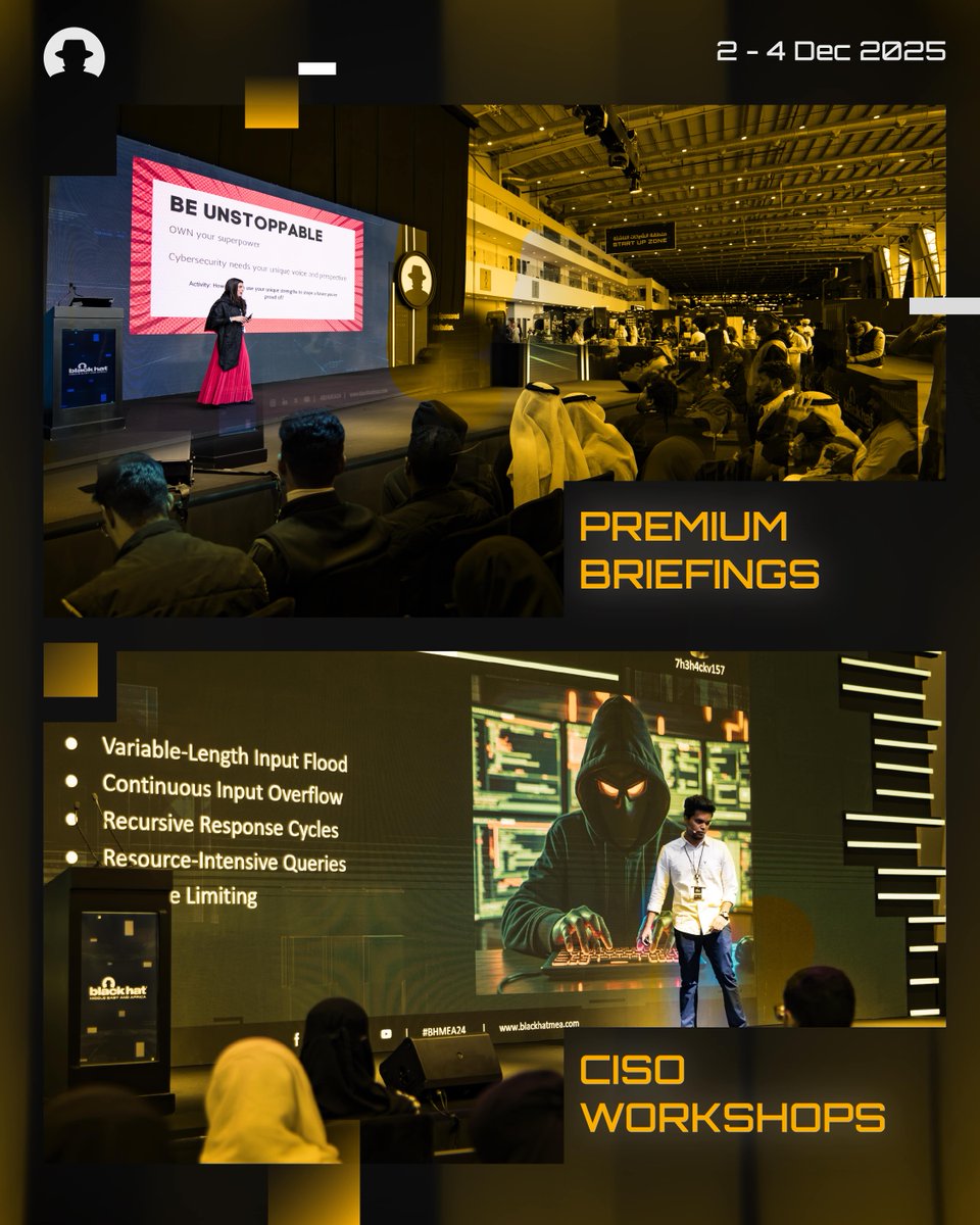 What is the Gold Pass?

It’s your front-row seat to Cybersecurity’s Global Stage. Premium access, exclusive spaces, and the fastest route into Black Hat MEA 2025.

Secure yours now: bit.ly/4gbaGHY

#BlackHatMEA #BHMEA25 #cybersecurity