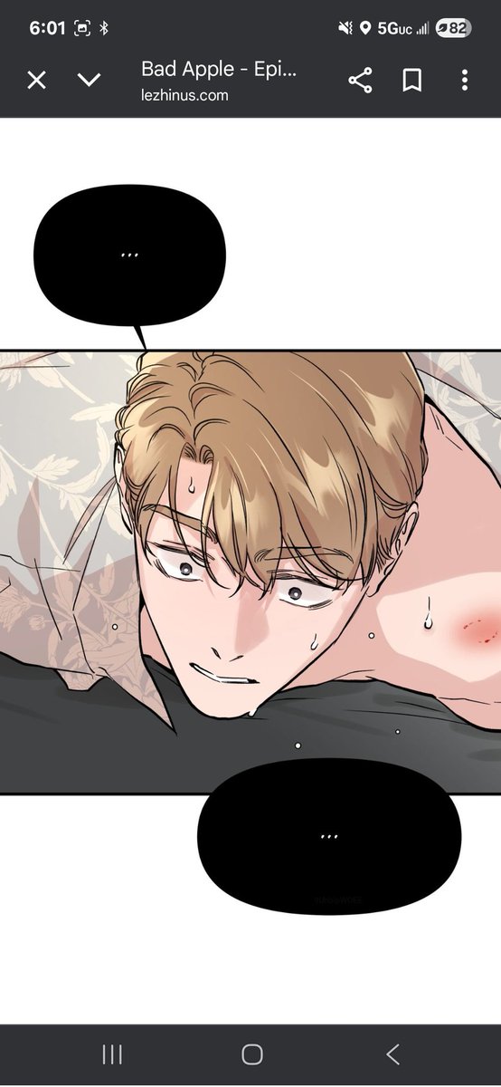 FOR THE FIRST TIME IN HIS LIFE HE FELT TRUE FEAR (HES BOTTOMING)
#배드애플 #BADAPPLE #BADAPPLEMANHWA