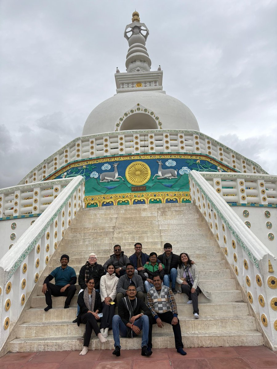 iis_now's tweet photo. Day 1: IIS OTs visited Ladakh Shanti Stupa…
Symbolising world peace, it was a moment of cultural connection and reflection at 11,841 ft #IISTraining #BharatDarshan https://t.co/gnvYOoU1QE