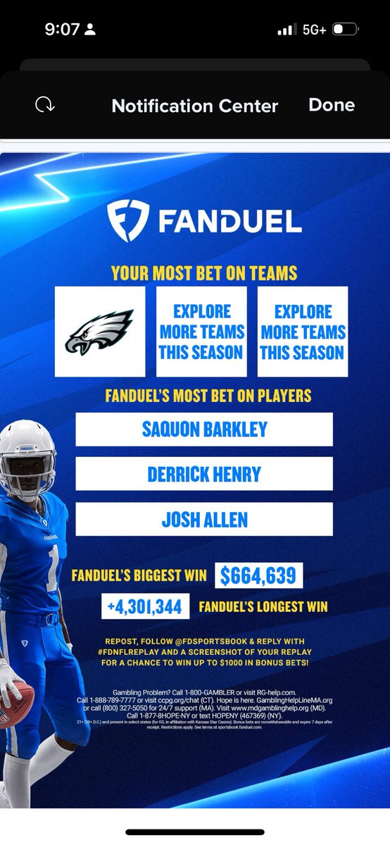 da1mob's tweet photo. @FDSportsbook https://t.co/0wuwTvnNFq