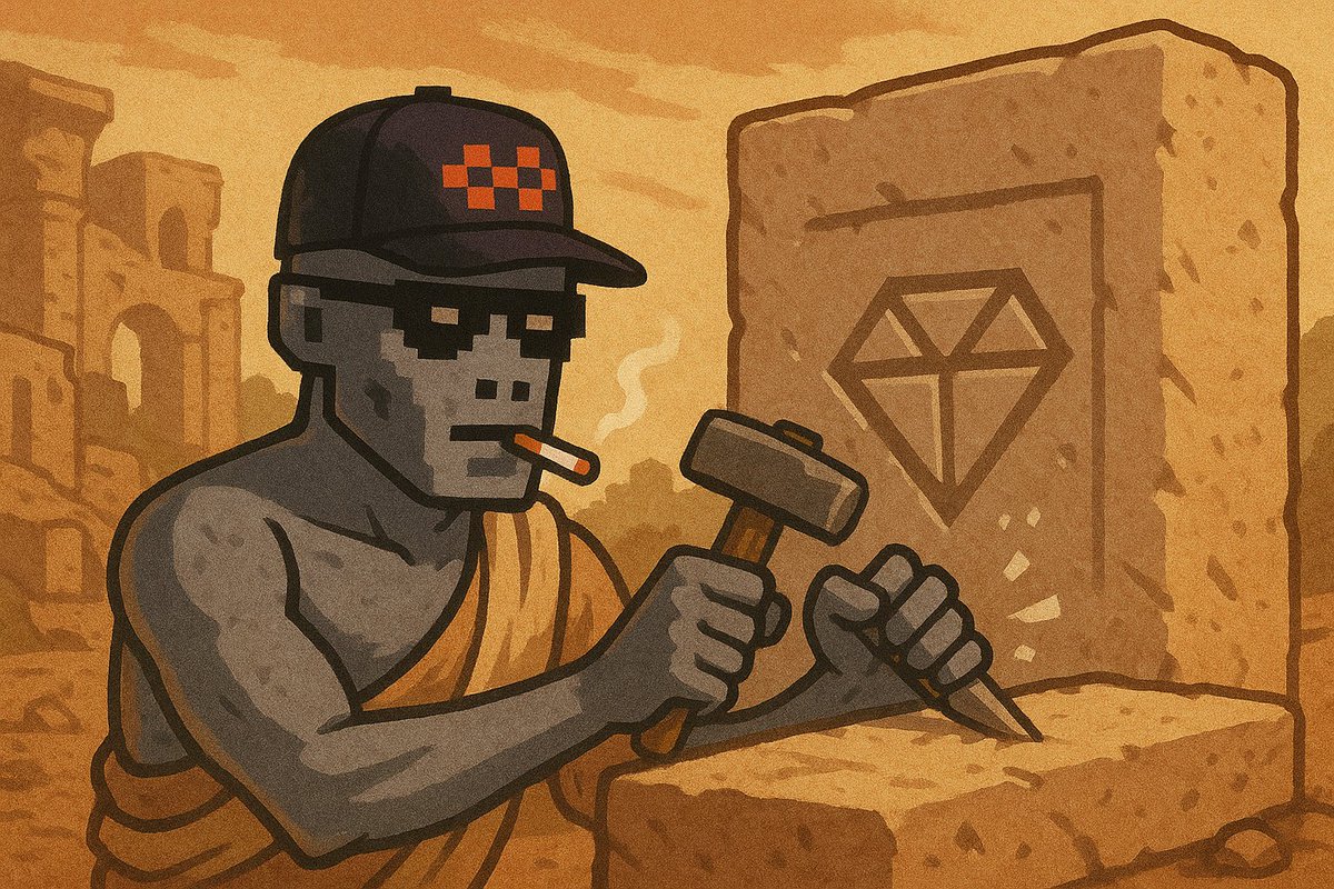 The ancients carved art in stone so it would last forever.

We carve art on blockchain.

Different medium, same goal: to be admired centuries from now.