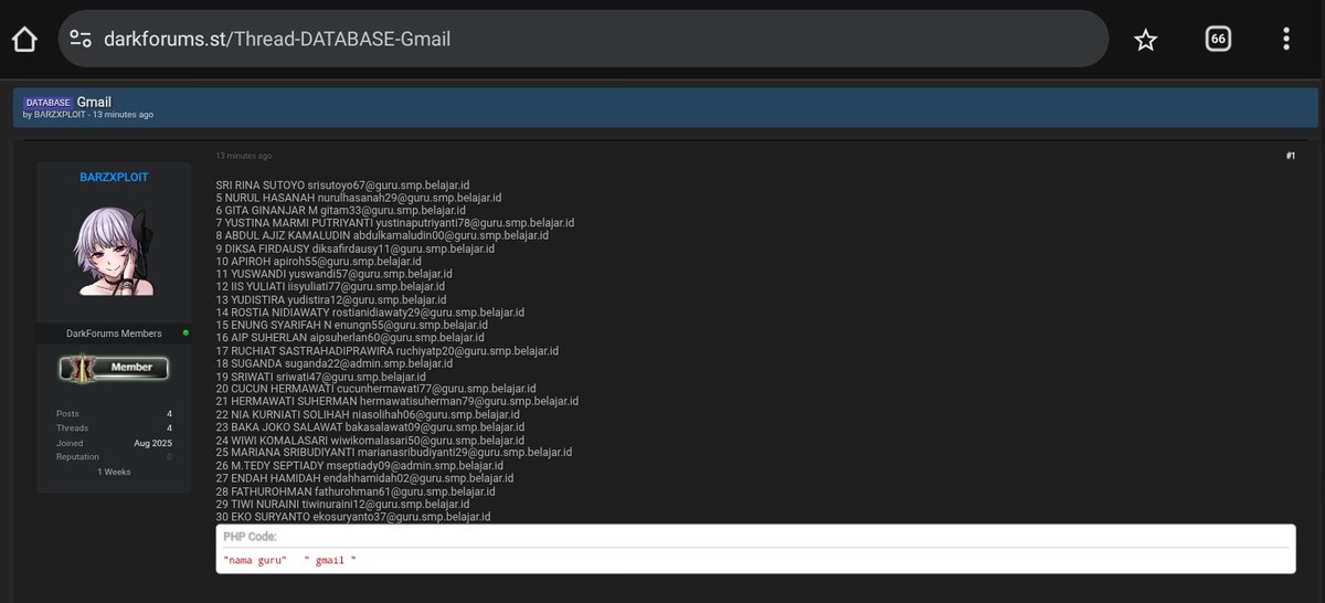 digitalstormsec's tweet image. Leaked By BARZXPLOIT 
#gmailhack #gmail #smp #gurusmp #DarkForums #DigitalStormSec #BARZXPLOIT