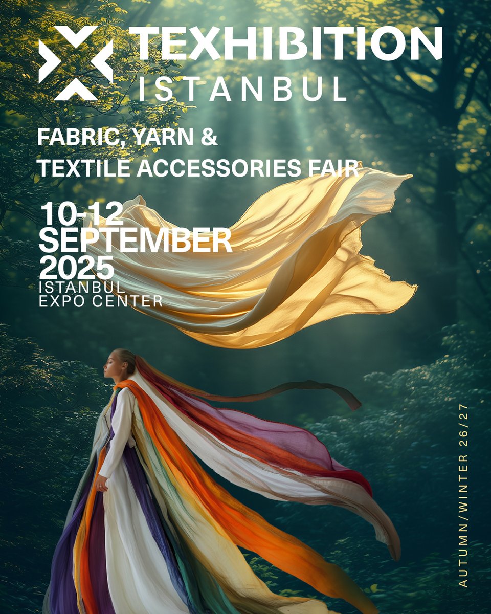 Texhibition Istanbul returns on September 10–12, 2025, celebrating textile innovation, craftsmanship, and future-forward design. 🌍

Sustainability isn’t about what’s next—it’s about what remains.

📍 Save the date and stay tuned for what’s ahead!

texhibitionist.com

#AD