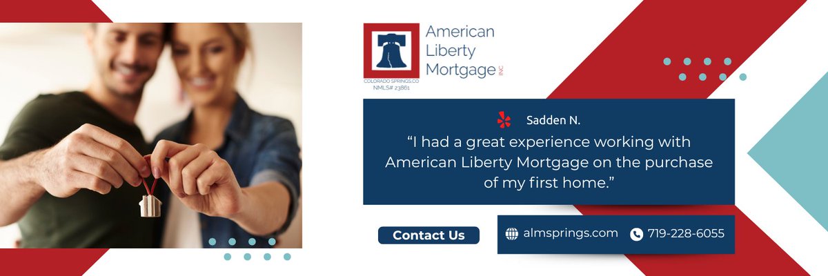 Helping Colorado Springs call home—home. 🏠 From first-time buyers to seasoned homeowners, our local team delivers trusted mortgage solutions. Thanks for the 5-star reviews! Start your journey today: almsprings.com 

#coloradosprings #homeownershipjourney #ALMsprings
