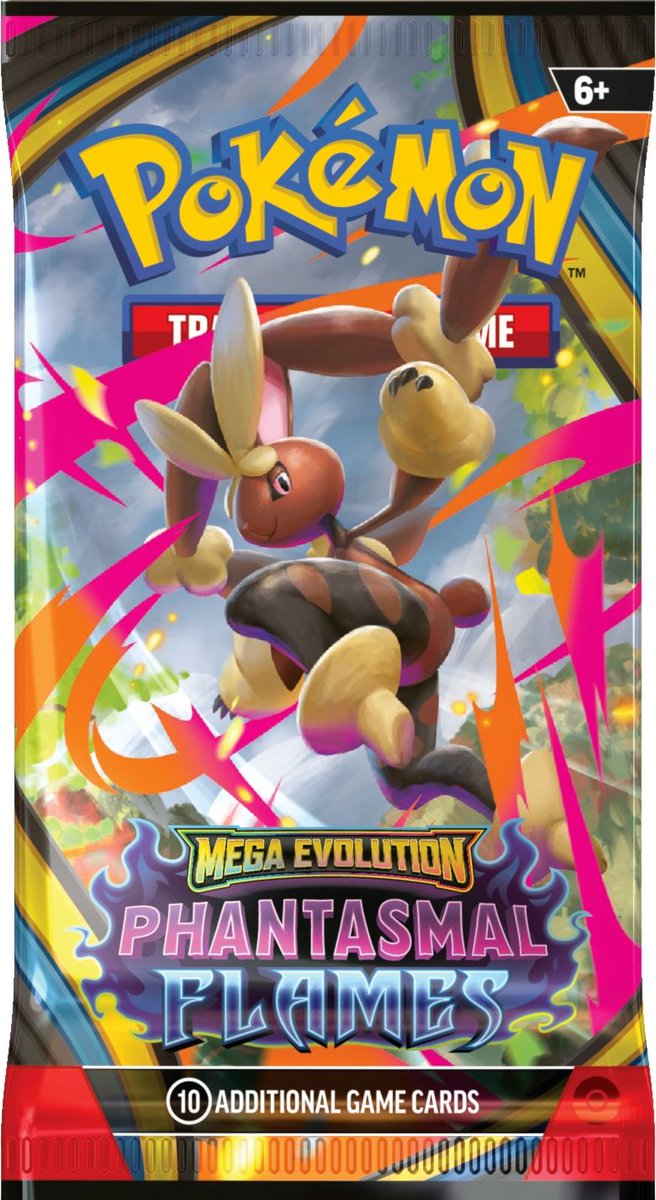 #PokemonTCG : la prochaine extension du #JCCPokémon à paraitre chez nous a été dévoilée ! Il s'agira de ME02 Flammes Fantasmagoriques, dont la sortie est prévue le 14 novembre ! Visuels français à venir