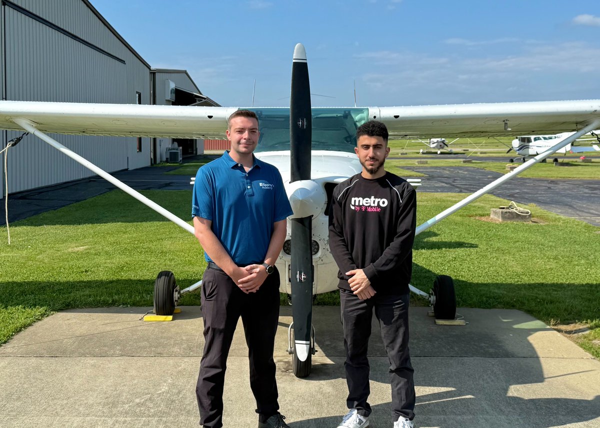 Congrats to <a href="/ucclermont/">UC Clermont College</a> aviator Ihab Mtoor for soloing in a single-engine aircraft on August 5, 2025. <a href="/Prez_Pinto/">Neville G. Pinto</a> <a href="/UCClermontDean/">Jeff Bauer</a> #FirstSolo